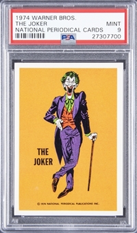 1974 Warner Bros. National Periodical Cards - The Joker - PSA MINT 9
